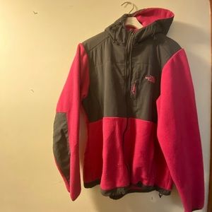Pink north face jacket